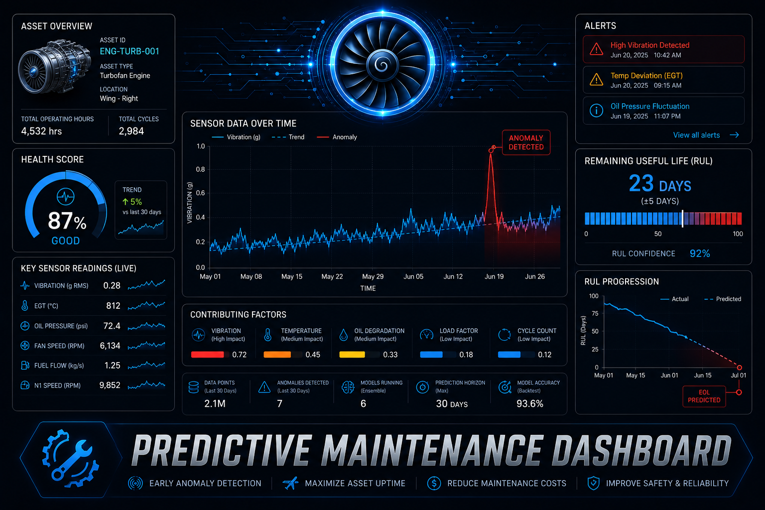 Predictive Maintenance Dashboard